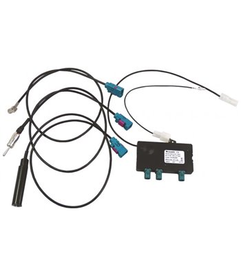 MTA DAB/FM splitter med kabler til passive antenner