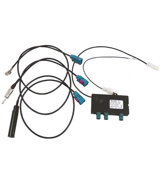 MTA DAB/FM splitter med kabler til passive antenner