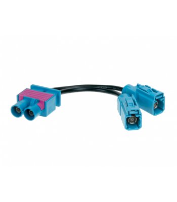 Dobbel Fakra Han Til 2X Fakra Hun - 15cm