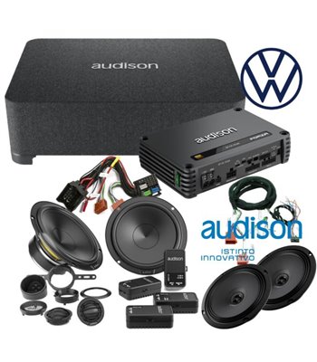 Audison komplet lydpakke til diverse VW modeller, 52 pins quad lock stik