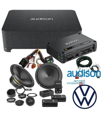 Audison lydpakke til diverse VW modeller, 52 pins quad lock stik