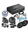 Audison forstærker- og højttaler pakke til diverse VW modeller, 40 pins quad lock stik