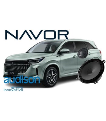 Navor E5 baghøjttaler sæt, monteret, 2-vejs