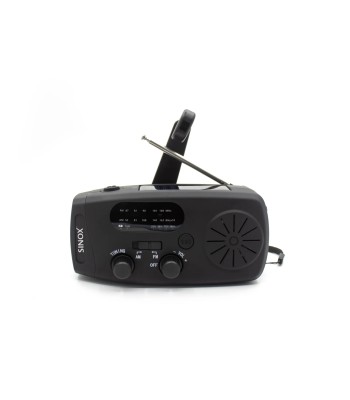 Sinox kompakt nødradio. Sort