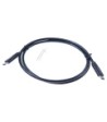 USB-C forbindelseskabel, USB4 Gen 2 (20Gbps) sort 0,5m