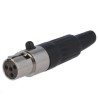 Mini XLR 4pol mellemled (hun)