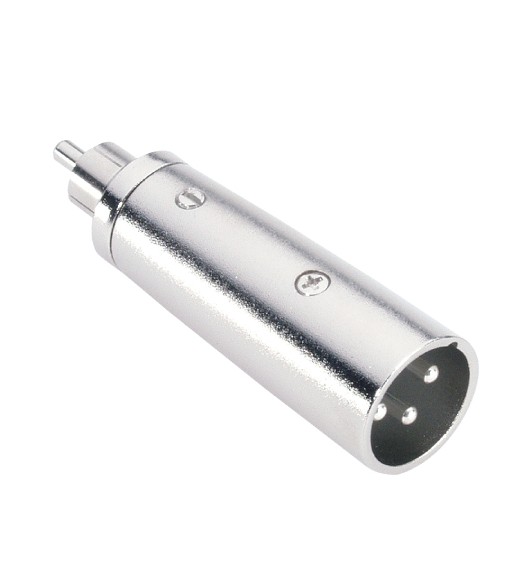 Adapter XLR male to RCA male