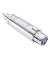Adapter XLR female to RCA male