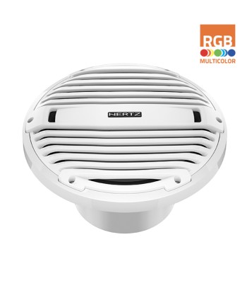 Hertz marine subwoofer m/RGB lys 250mm/10" - 4 ohm - white