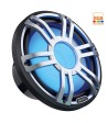 Hertz marine subwoofer m/RGB lys 250mm/10" - 4 ohm - silver