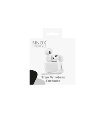Sinox Lifestyle True Wireless Stereo headset. Hvid