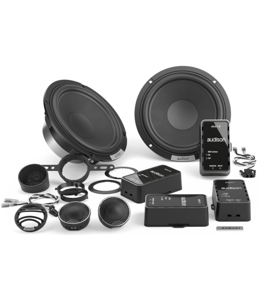 Audison Voce II high-end komponent sæt 165mm - 2-vejs basser + Diskanter + delefiltre