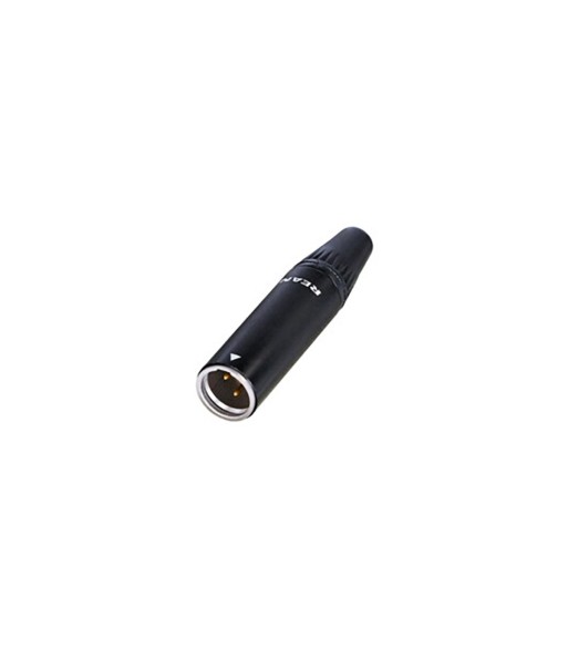 Rean RT3MC-B 3-Pin Male Mini XLR Plug