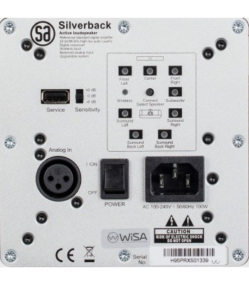 System Audio PAR Silverback 1 Kompakt reol- og væghøjttaler Hvid med Surround hub