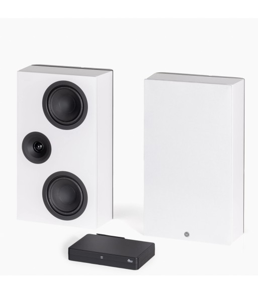 PAR Legend 7.2 Silverback DS  Slank væghøjttaler Hvid Med Surround Hub