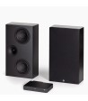 PAR Legend 7.2 Silverback DS  Slank væghøjttaler Sort Med Surround Hub