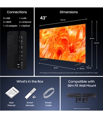 Samsung TQ43QN72HBUXNA Neo QLED 4K Smart TV