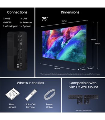 Samsung TMR75R85HAUXXC Micro RGB 4K Smart TV