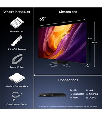 Samsung TQ65S95HFTXXC UHD 4K Smart TV