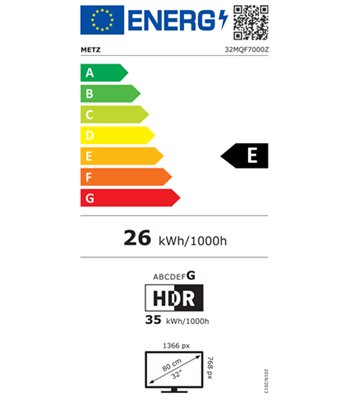 Metz 32MQF7000Z QLED Google TV