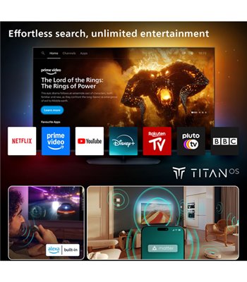 Philips 43PUS8550/12 QLED Smart TV med Ambilight