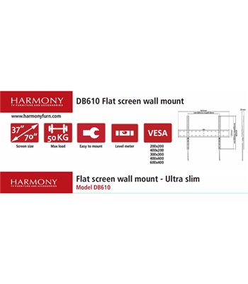 Harmony DB610 universal vægbeslag