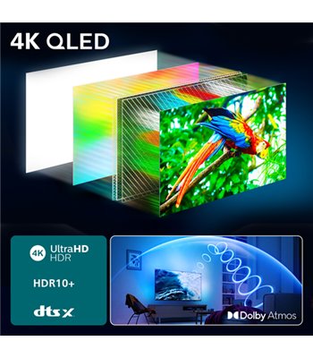 Philips 55PUS8550/12 QLED Smart TV med Ambilight