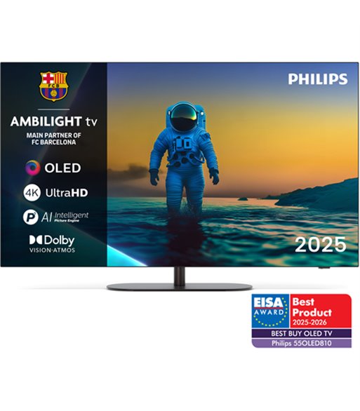 Philips 55OLED810/12 OLED 4K Google TV med Ambilight