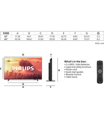 Philips 43PFS5500/12 LED TV