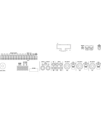 MONACOR PA-forstærker 10 zoner - PA-6010Z