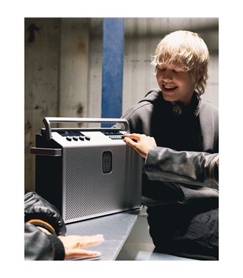Mondo BT Højttaler Large bluetooth højttaler metal/sort