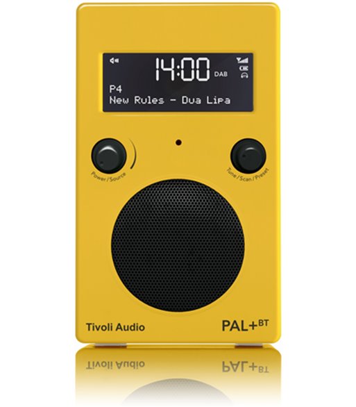 Tivoli Audio Classic PAL+BT radio yellow