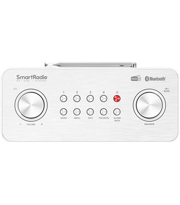 Kenwood CR-ST120S-W smart radio, hvid