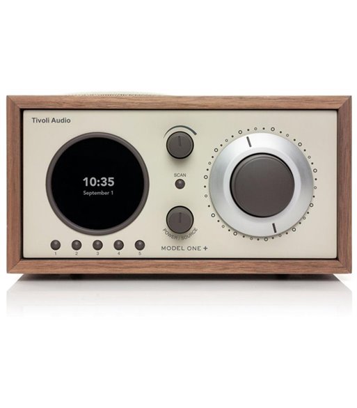 Tivoli Audio Model One+ radio walnut/beige