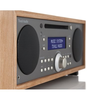 Tivoli Audio Music System Plus HiFi system cherry/taupe