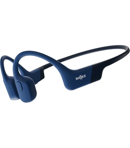 Shokz OpenRun USB-C bone conduction open-ear headphones blue
