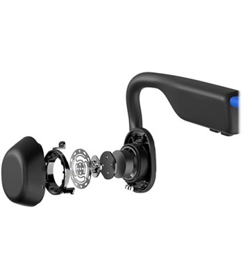 Shokz OpenMove bone conduction open-ear headphones blue