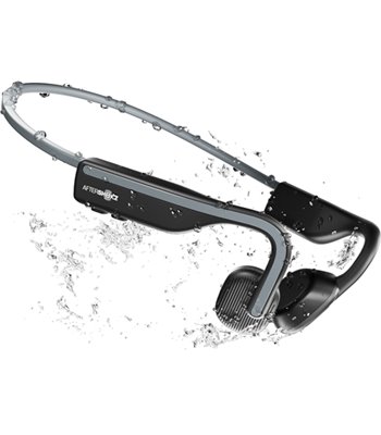 Shokz OpenMove bone conduction open-ear headphones grey