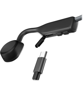 Shokz OpenMove bone conduction open-ear headphones grey