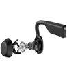 Shokz OpenMove bone conduction open-ear headphones grey