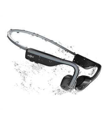 Shokz OpenMove bone conduction open-ear headphones grey