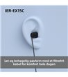 Sony IER-EX15CB.CE7 in-ear øretelefoner med type-c stik sort