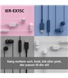 Sony IER-EX15CB.CE7 in-ear øretelefoner med type-c stik sort