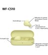 Sony WF-C510Y.CE7 trådløse in-ear øretelefoner gul