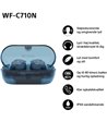 Sony WF-C710NL.CE7 NC trådløse in-ear øretelefoner blå
