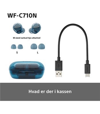 Sony WF-C710NL.CE7 NC trådløse in-ear øretelefoner blå