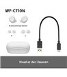 Sony WF-C710NW.CE7 NC trådløse in-ear øretelefoner hvid