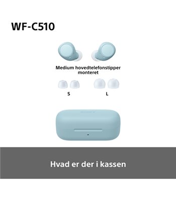 Sony WF-C510L.CE7 trådløse in-ear øretelefoner blå