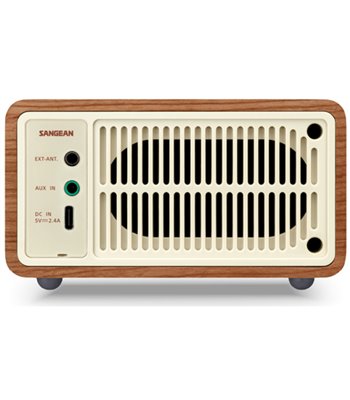 Sangean WR-7 Plus radio vintage walnut