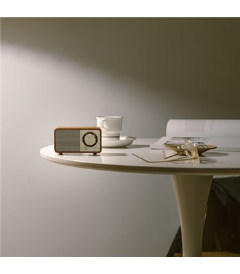 Sangean WR-7 Plus radio vintage walnut